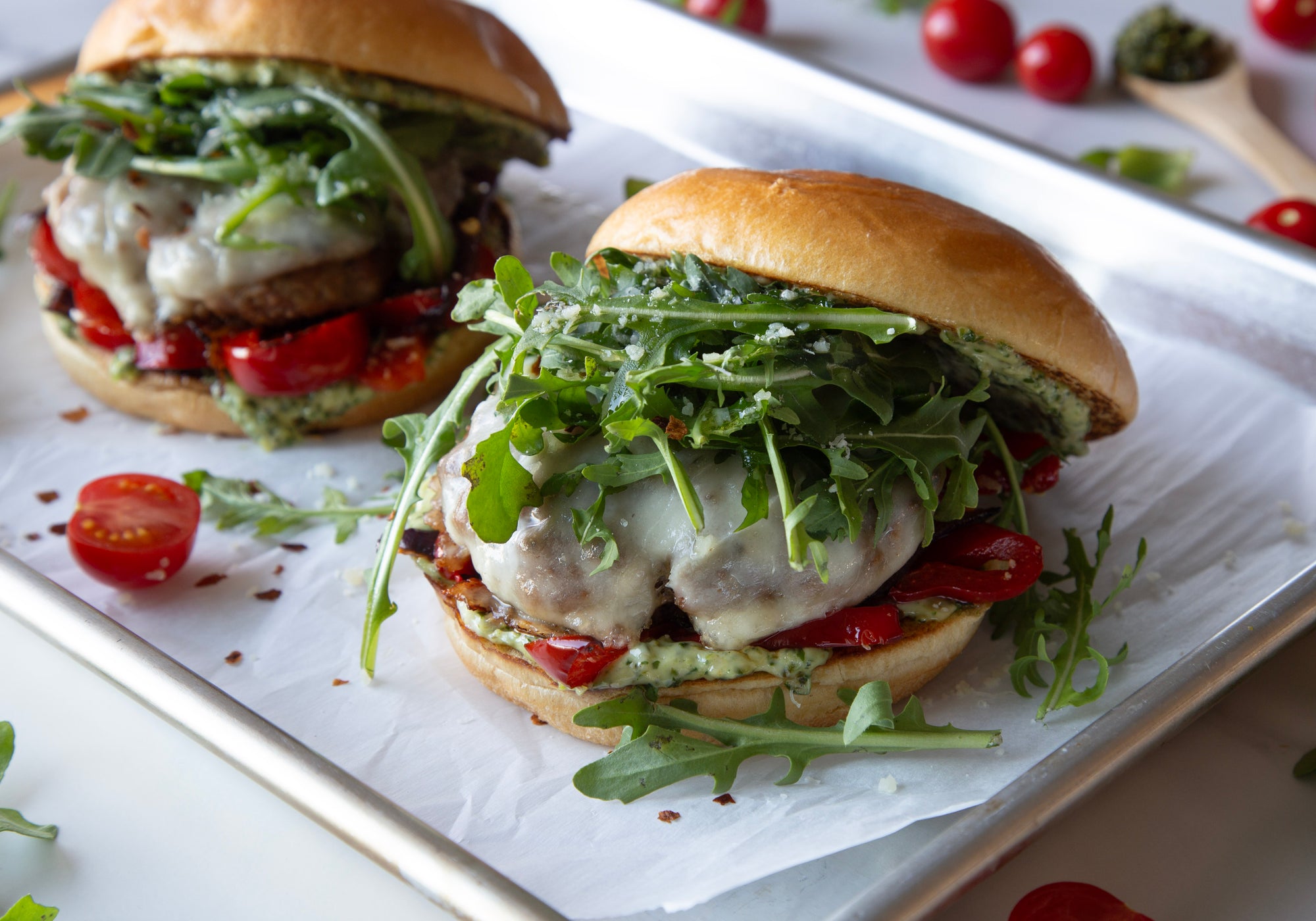 Italian Sausage Burgers